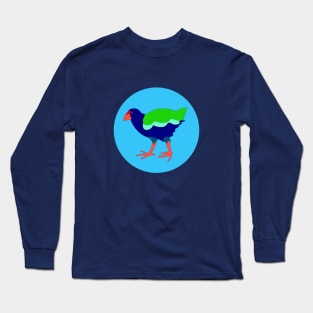 NZ Bird Takahe Long Sleeve T-Shirt